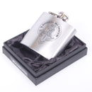 MacGregor 6oz Engraved Clan Crest Hip Flask