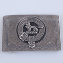 Bruce Pewter Clan Crest Buckle For Kilt Belts