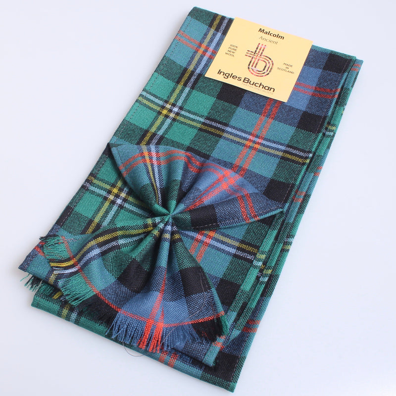 Wool Mini Sash in Malcolm Ancient Tartan