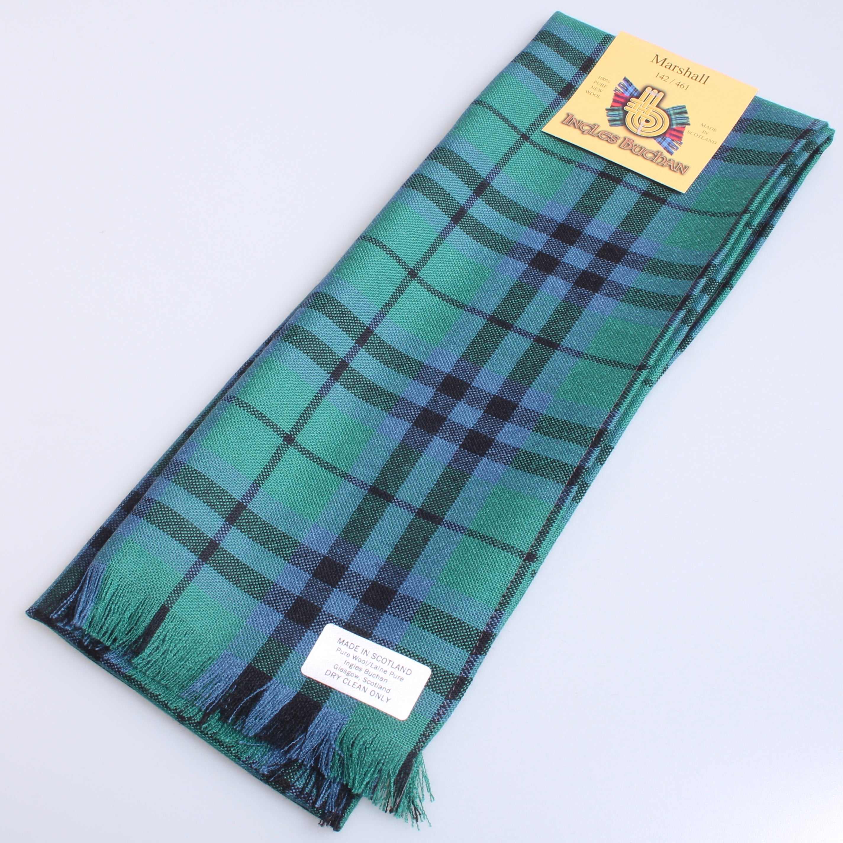 Wool Scarf in Marshall Ancient Tartan