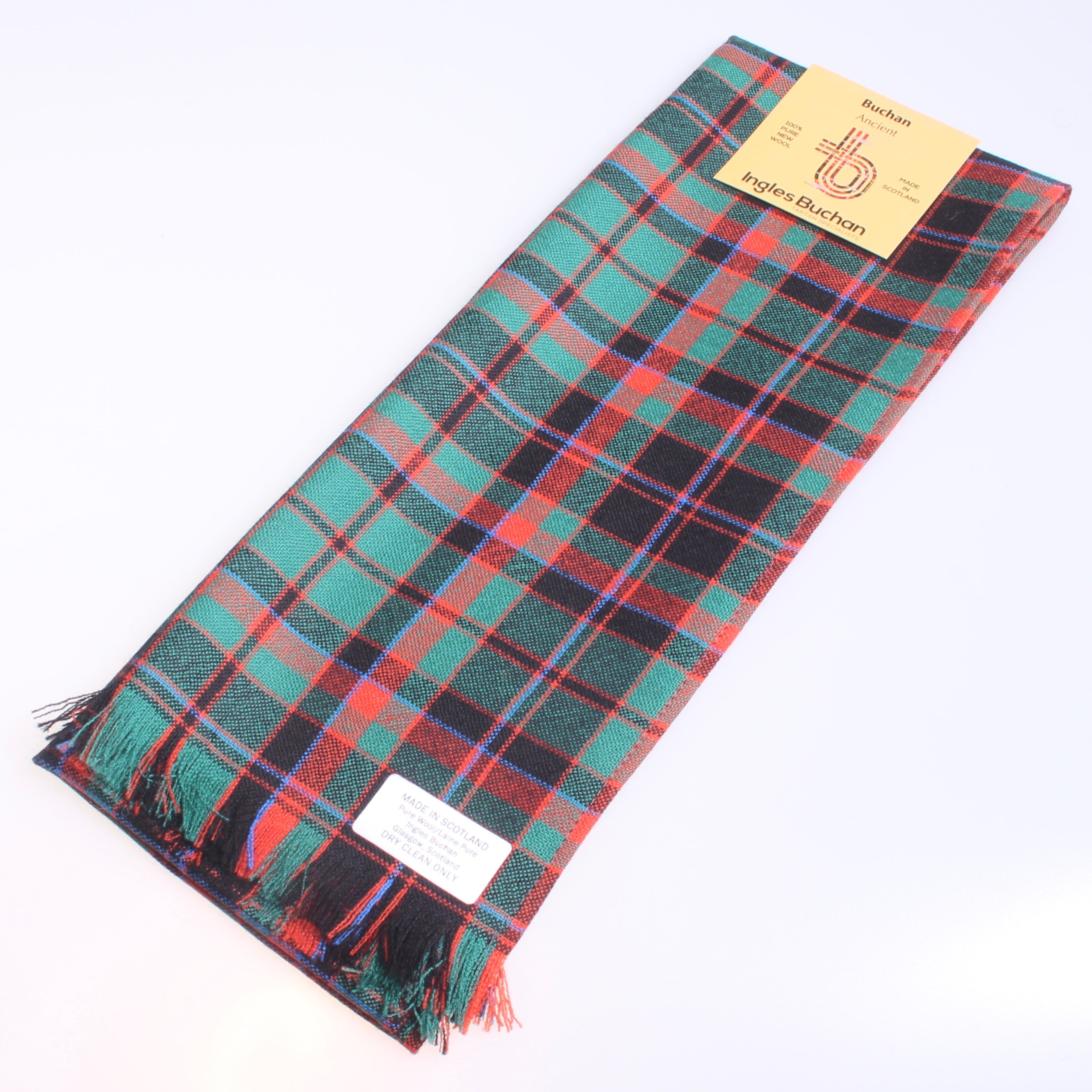 Wool Scarf in Buchan Ancient Tartan