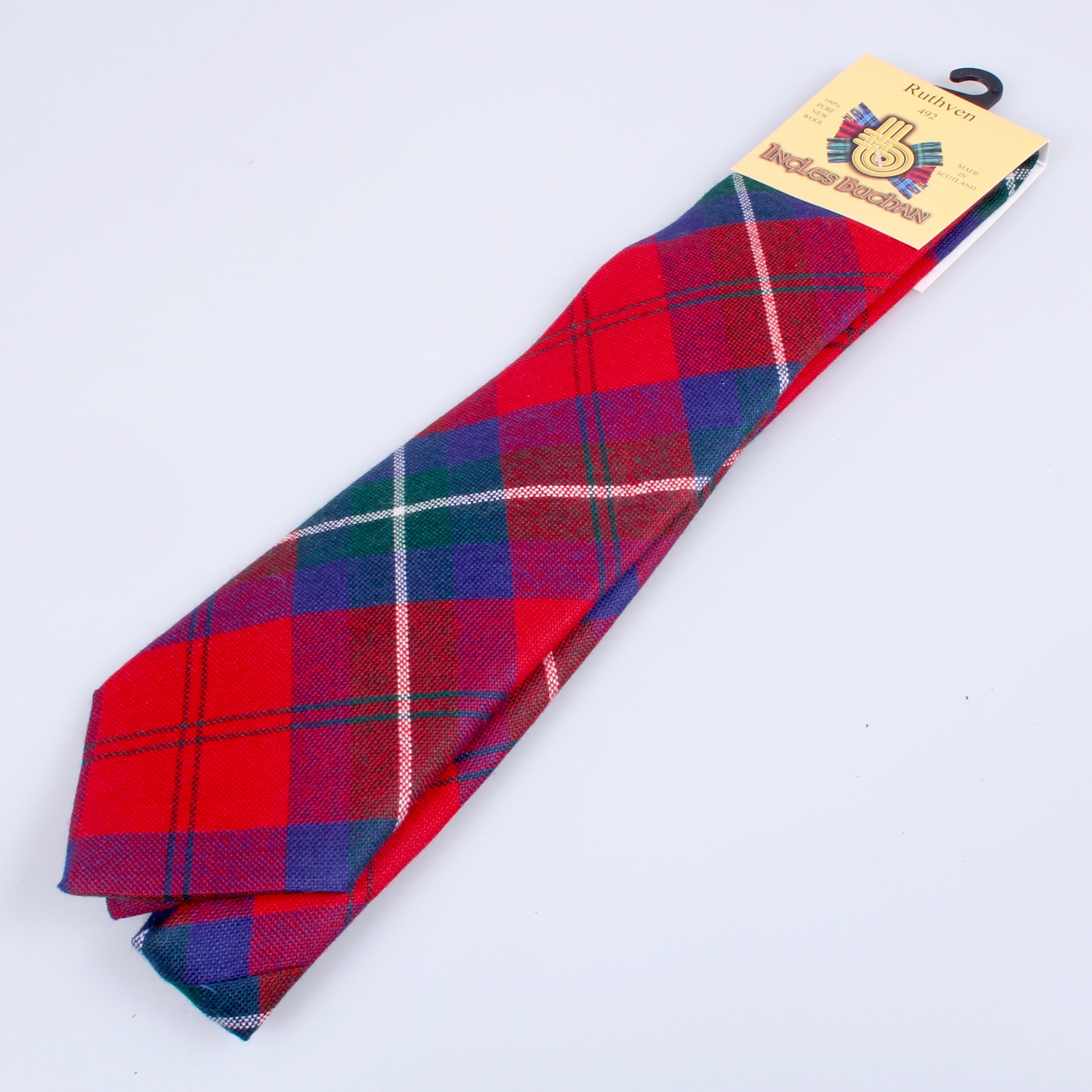 Pure Wool Tie in Ruthven Modern Tartan