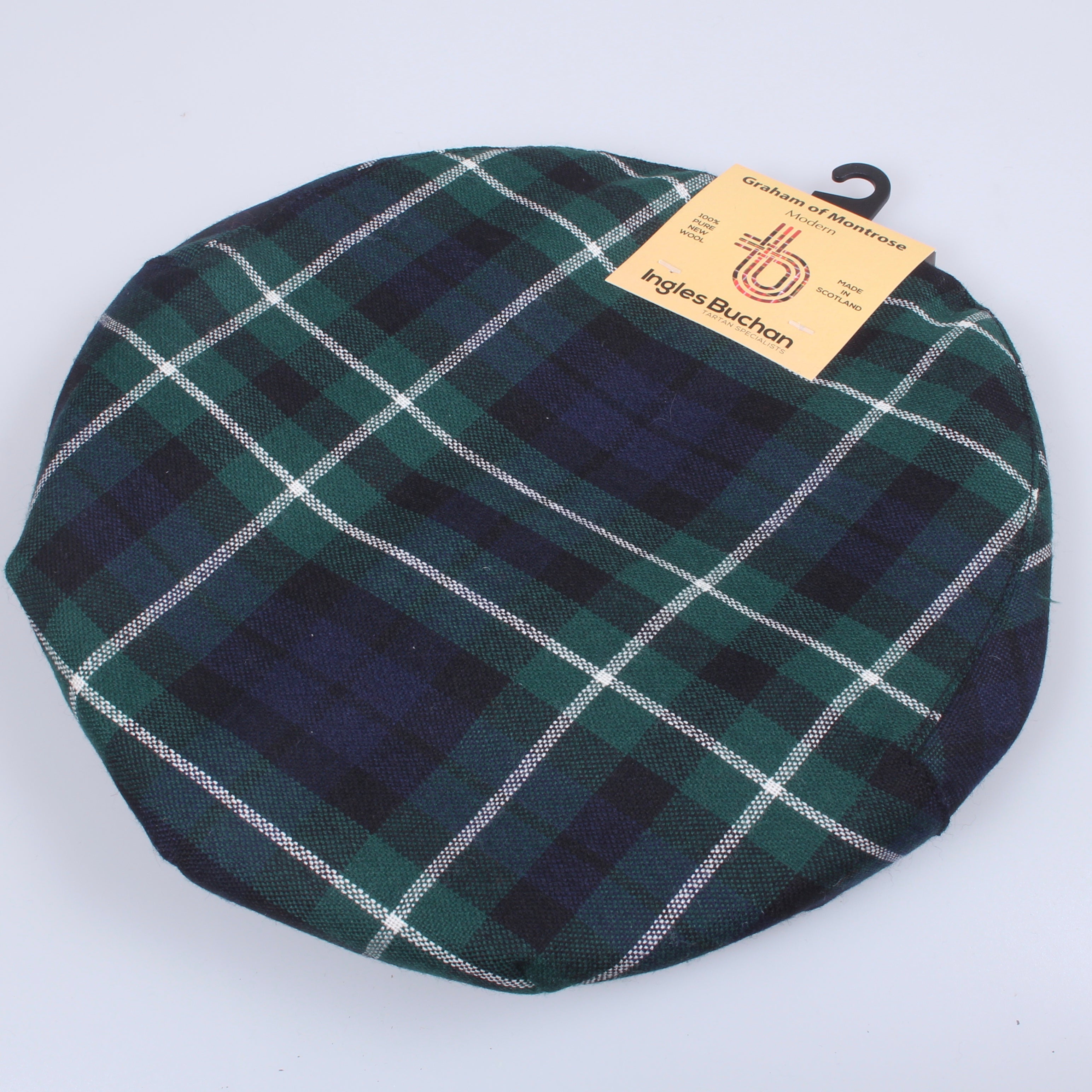 Pure Wool Golf Cap in Graham of Montrose Modern Tartan