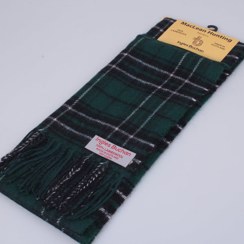 Lambswool Scarf in MacLean Hunting Modern Tartan