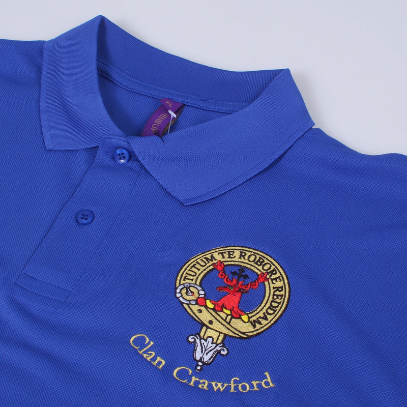 Clan Crest Embroidered Polos