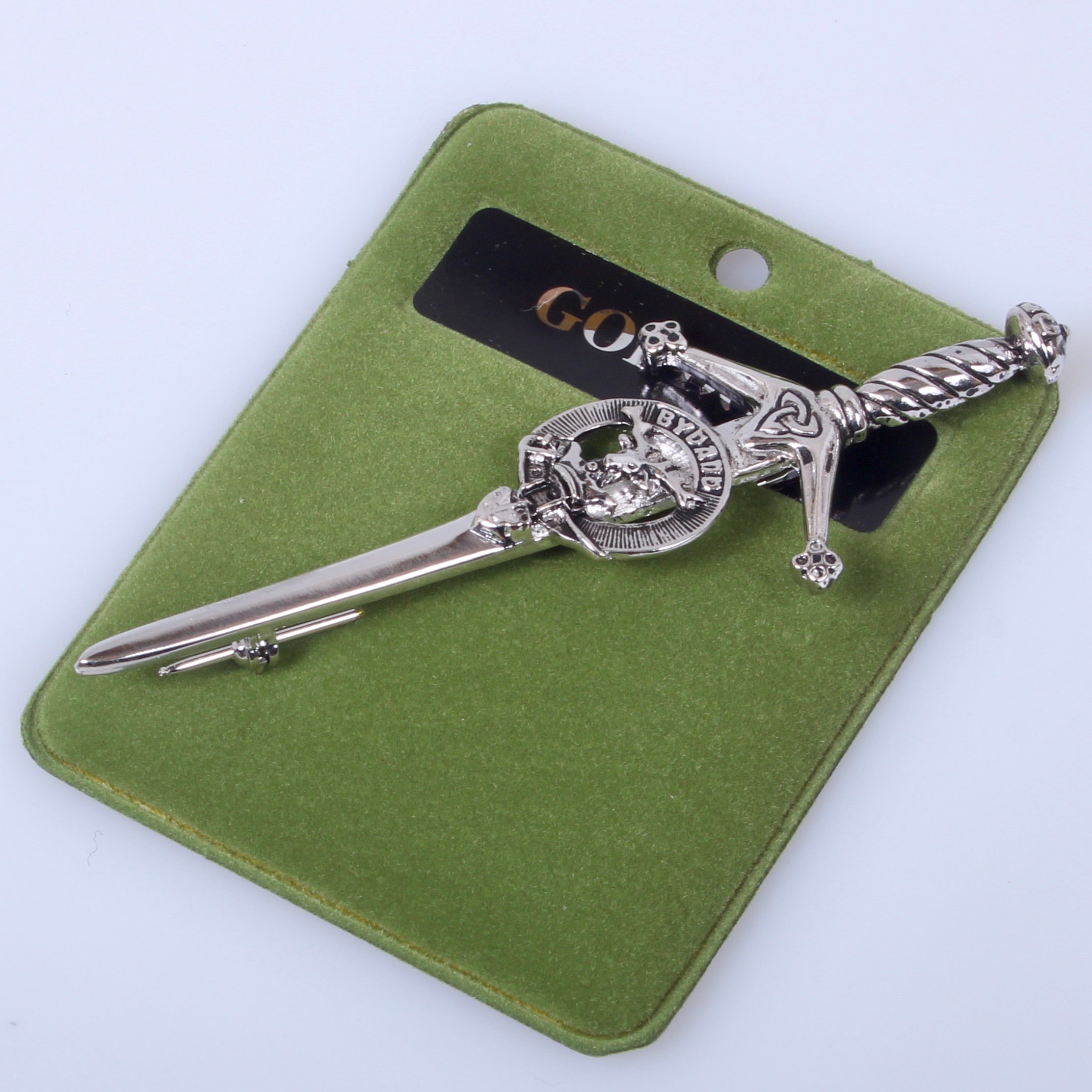 Clan Crest Pewter Kilt Pin with Gordon Crest