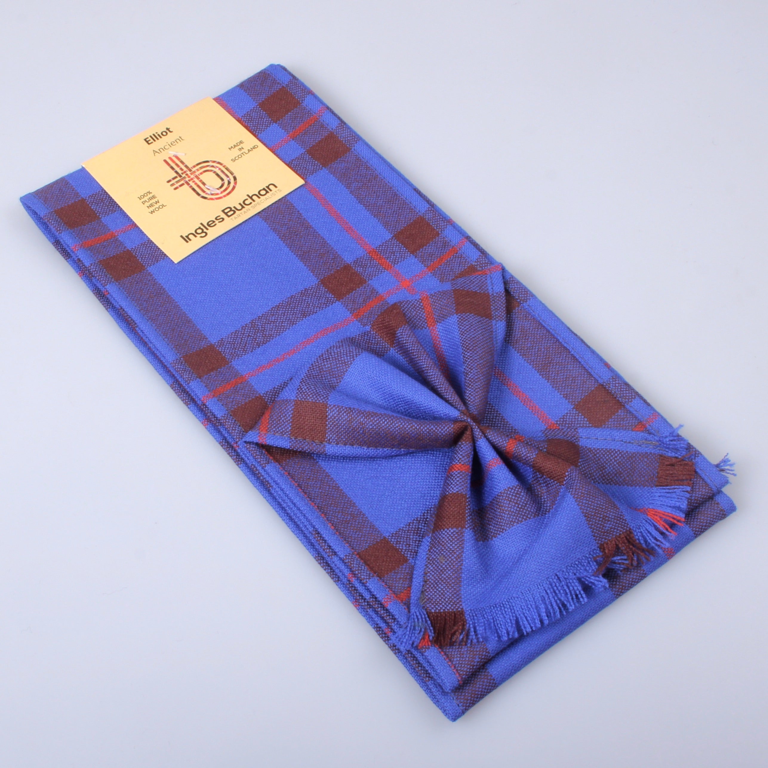 Wool Mini Sash in Elliot Ancient Tartan