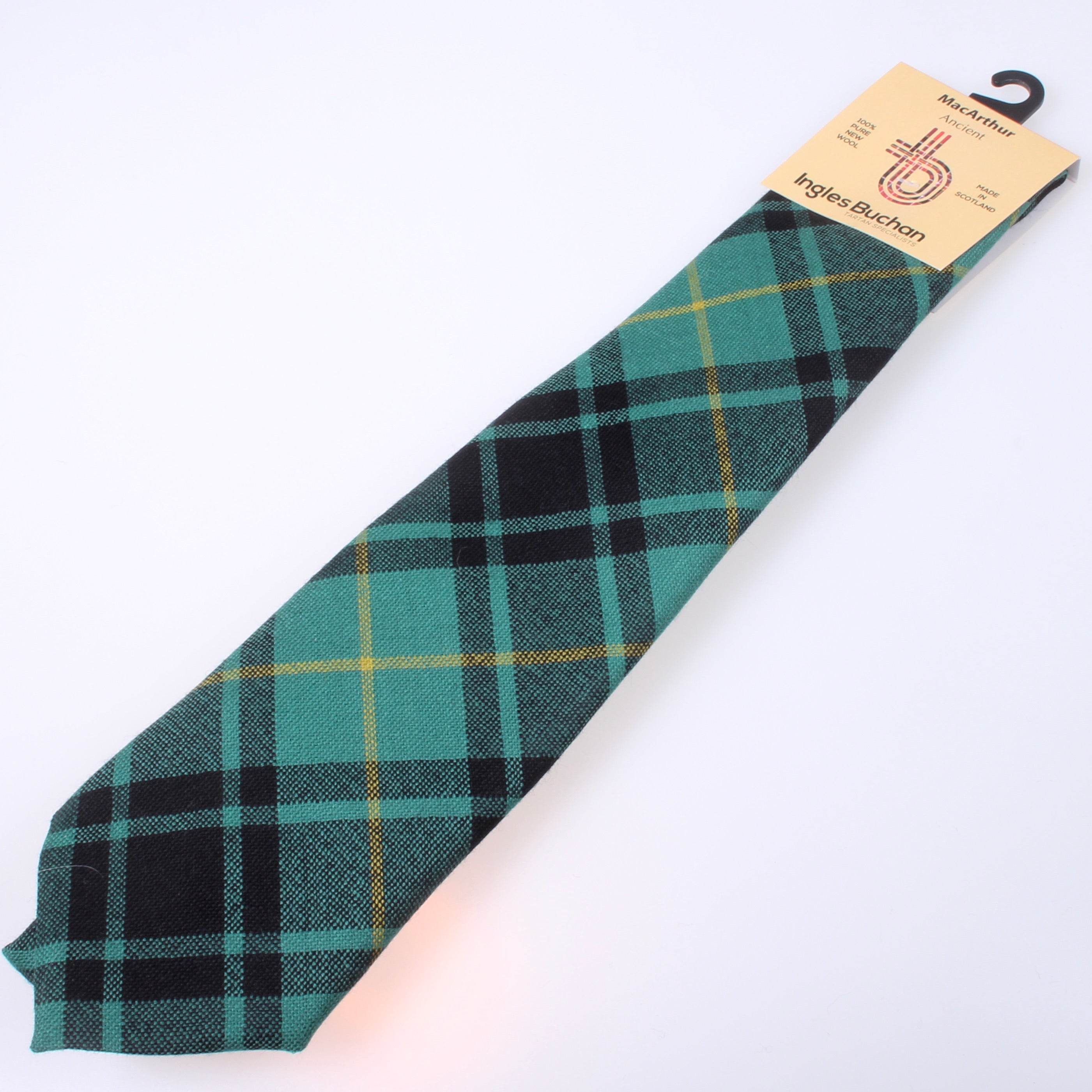 Pure Wool Tie in MacArthur Ancient Tartan