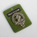 MacGregor Clan Crest Badge in Pewter