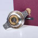 Home Clan Crest Quaich with Gold Trim