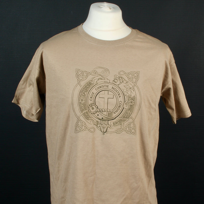 Taylor Clan Crest Celtic Design T Shirt  - Size Medium to Clear