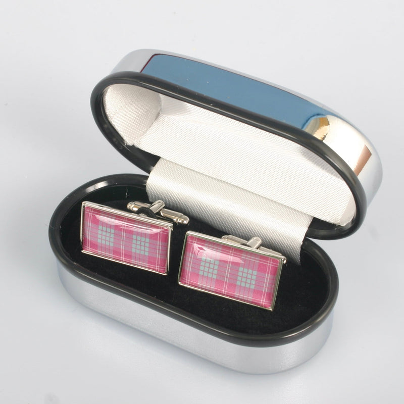 Crawford Ancient Tartan Cufflinks - Choose Your Shape.