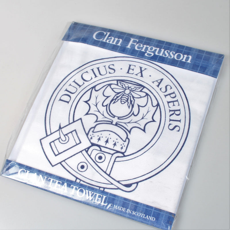 Fergusson Clan Crest Tea Towel (To Clear)