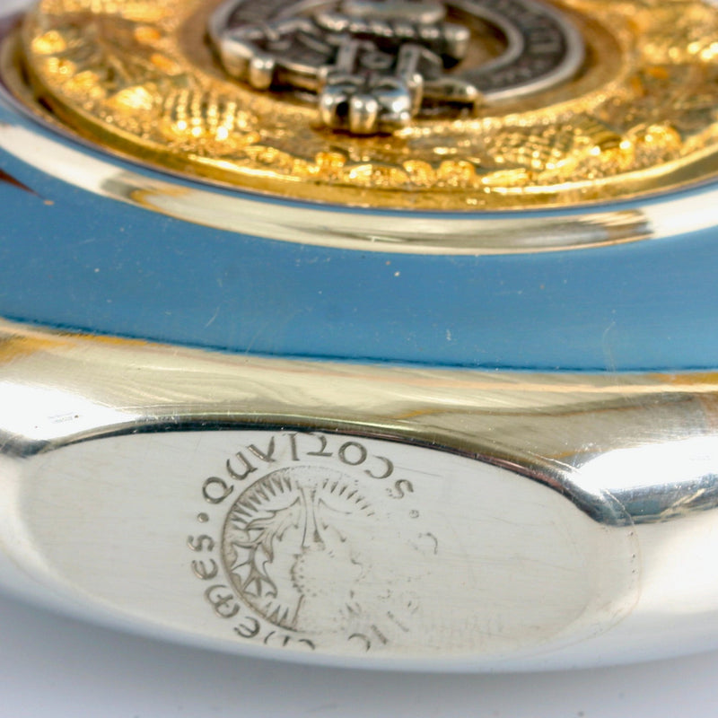 Hannay Clan Crest Pewter Sporran Flask