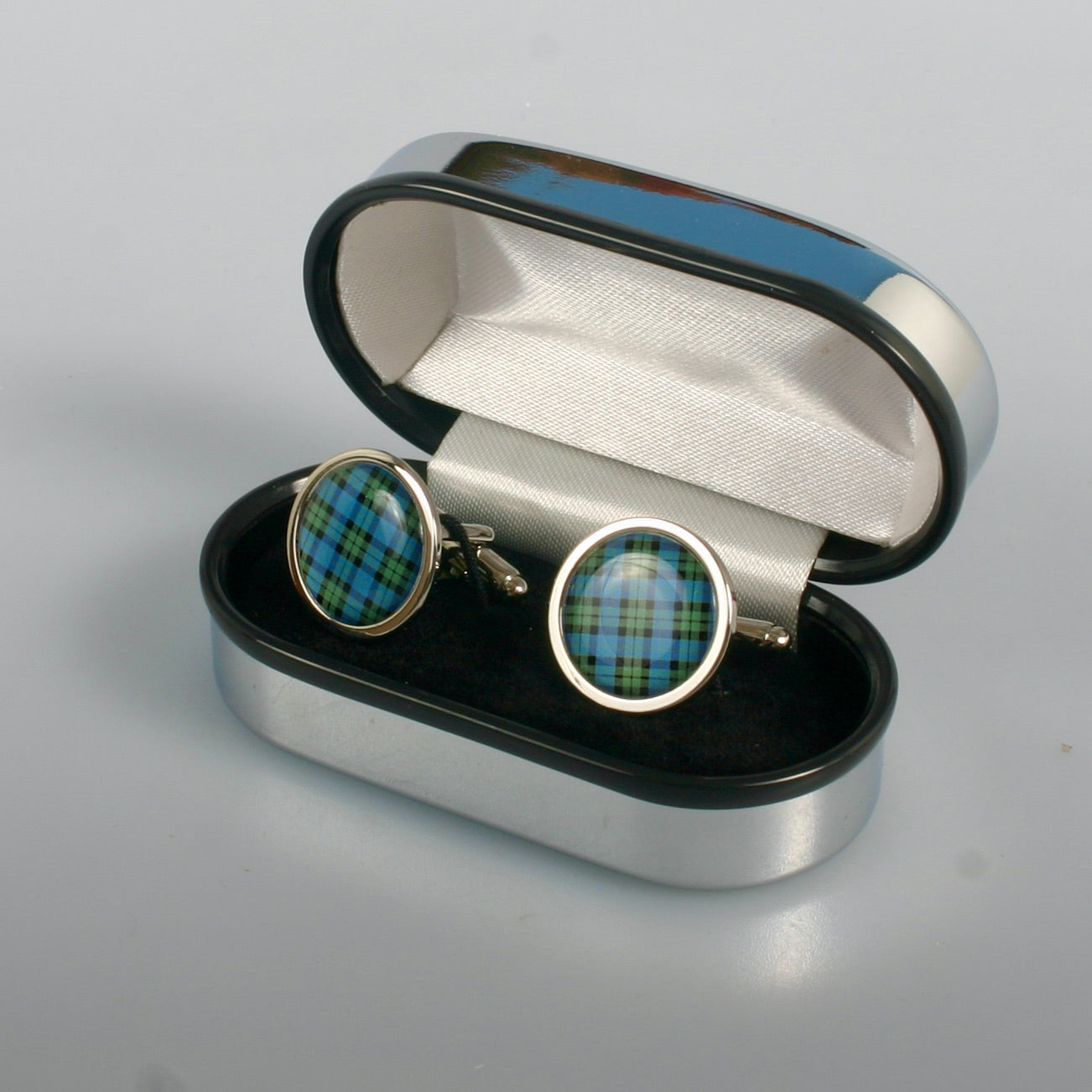 MacKay Ancient Tartan Cufflinks - Choose Your Shape