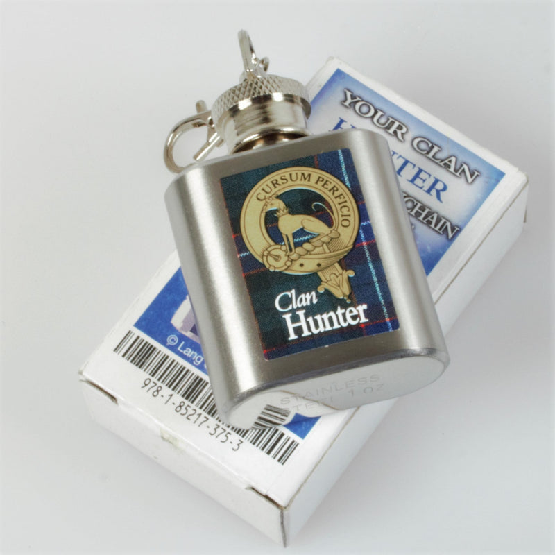 Hunter Clan Crest Nip Flask (to clear)