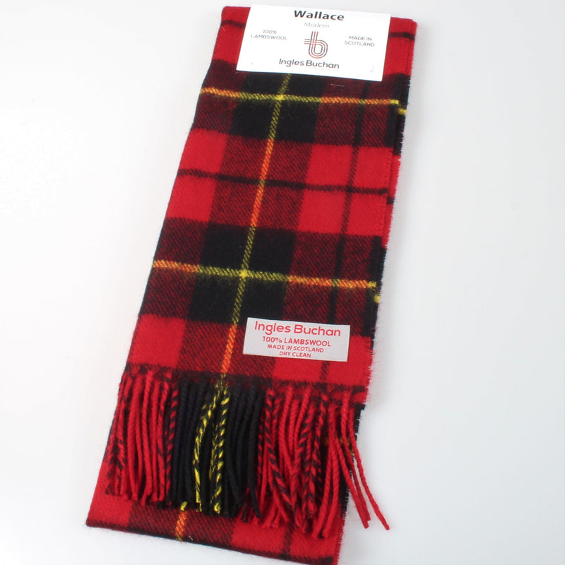 Wallace Tartan Lambswool Scarf