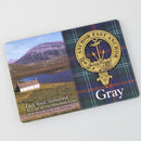 Gray Clan Crest Fridge Magnet