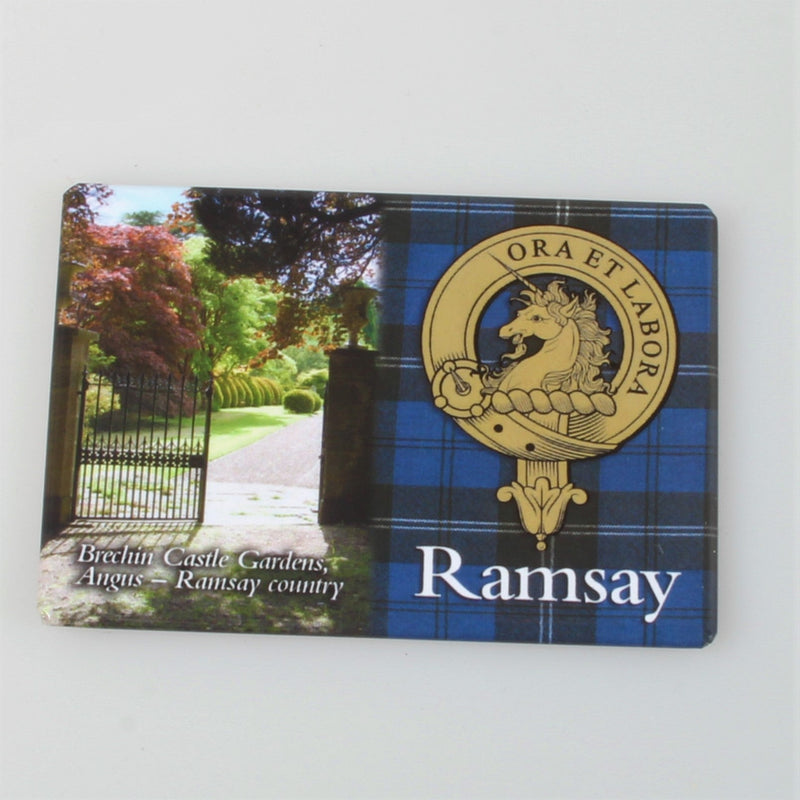 Ramsay Clan Crest Fridge Magnet