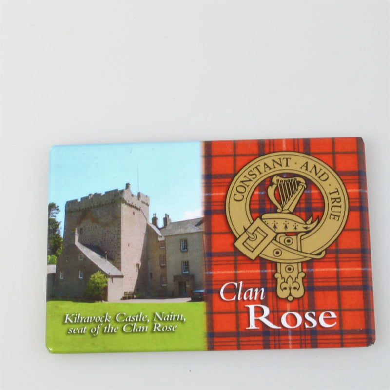 Rose Clan Crest Fridge Magnet