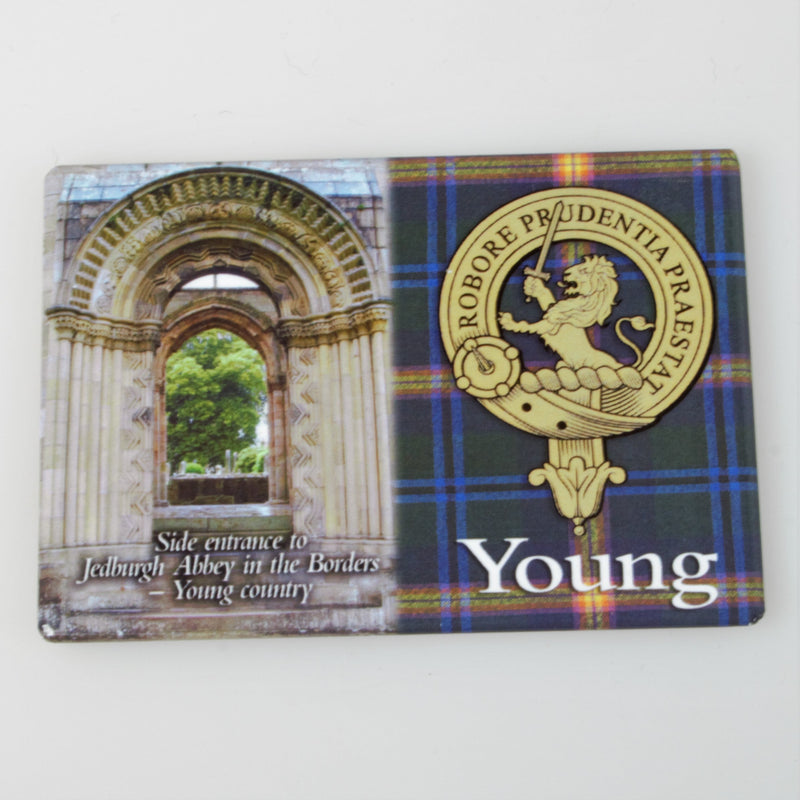 Young Clan Crest Fridge Magnet