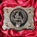 Mackenzie Pewter Clan Crest Buckle For Kilt Belts