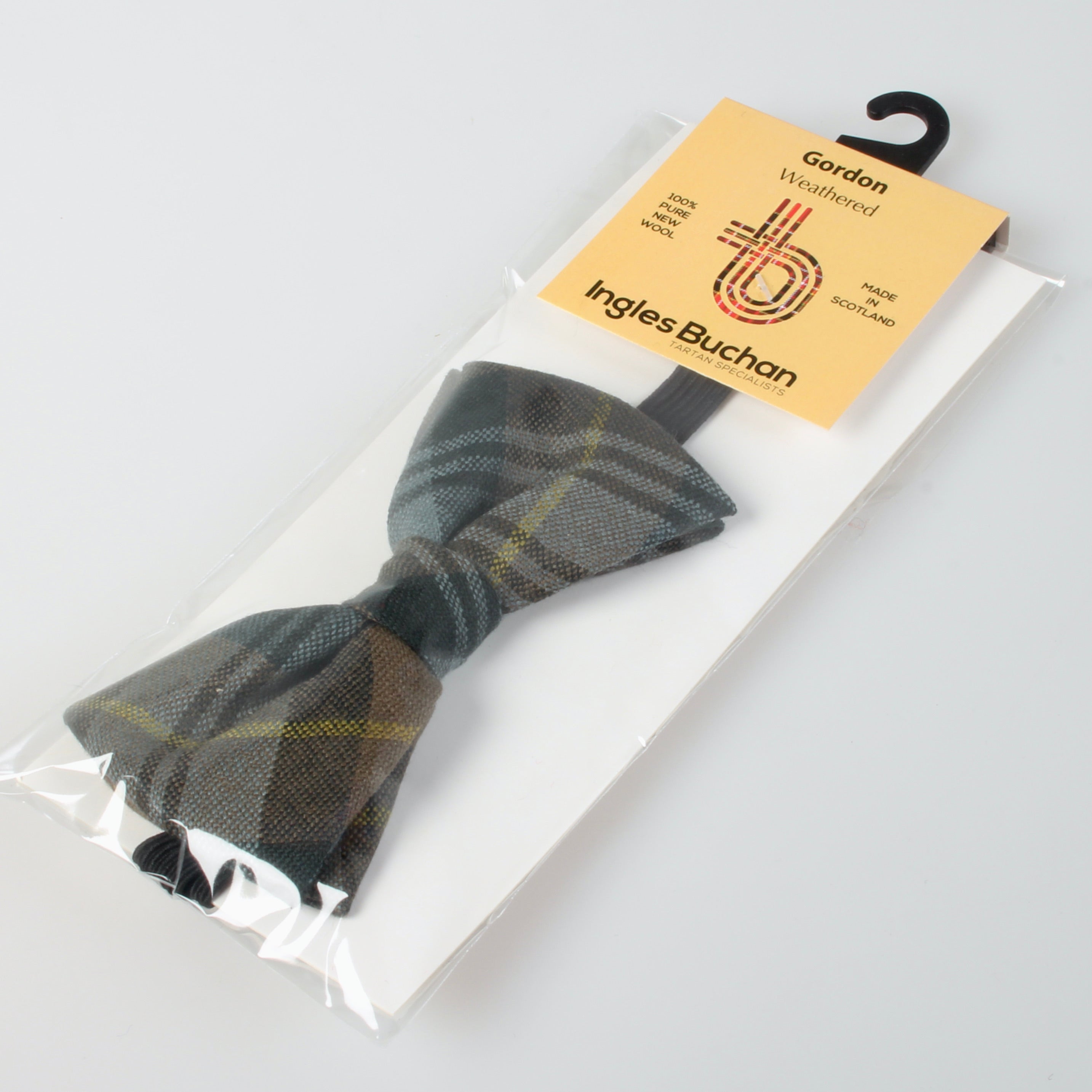 Gordon Weathered Tartan Bow Tie.