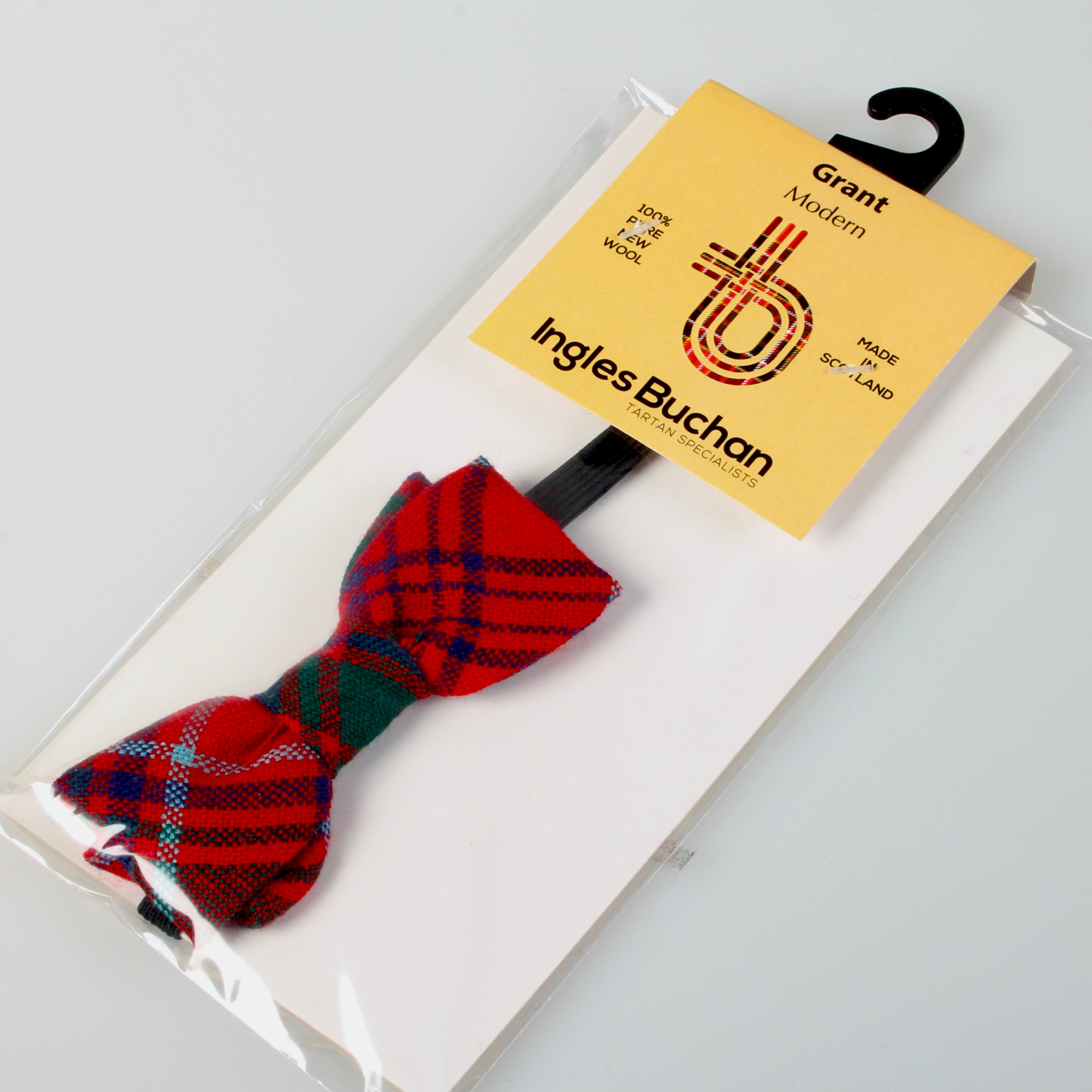 Grant Modern Childs Size Tartan Bow Tie