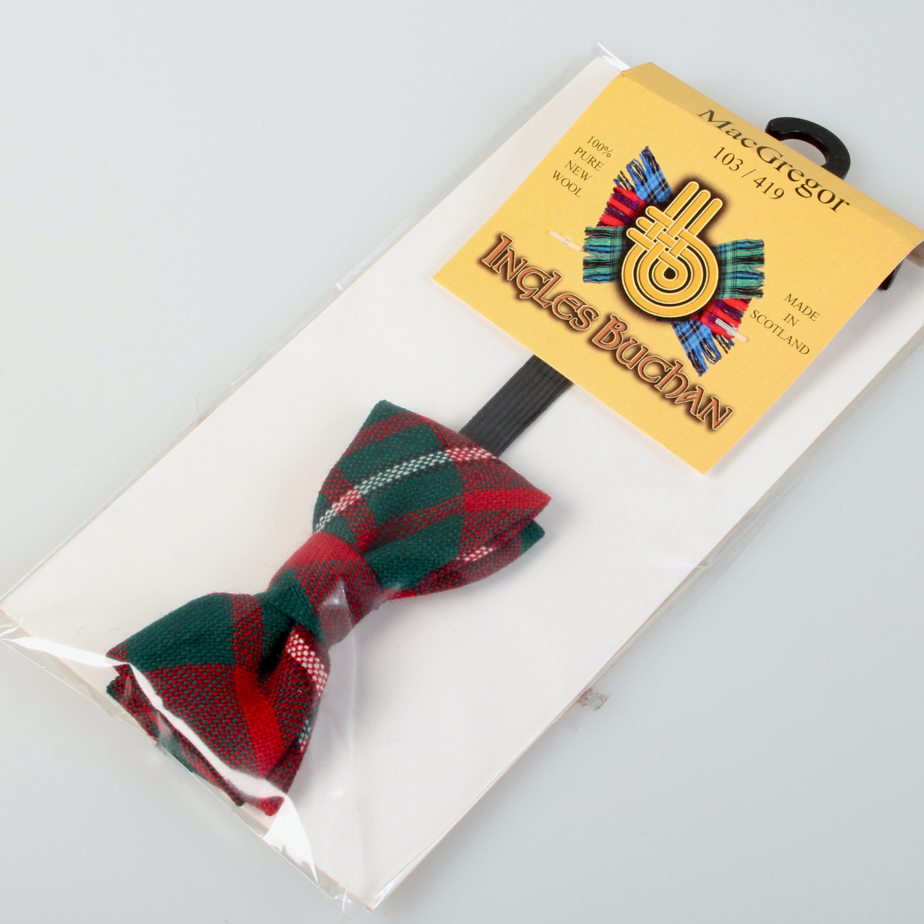 MacGregor Modern Childs Size Tartan Bow Tie