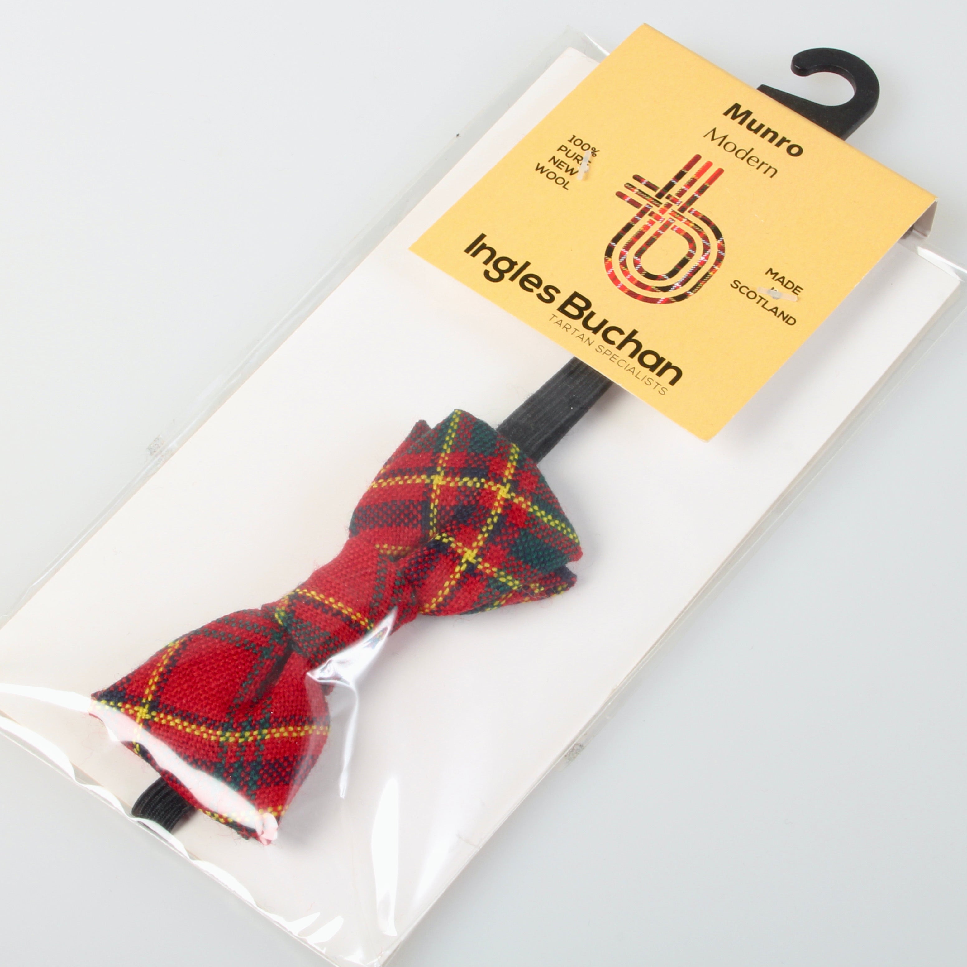 Munro Modern Childs Size Tartan Bow Tie