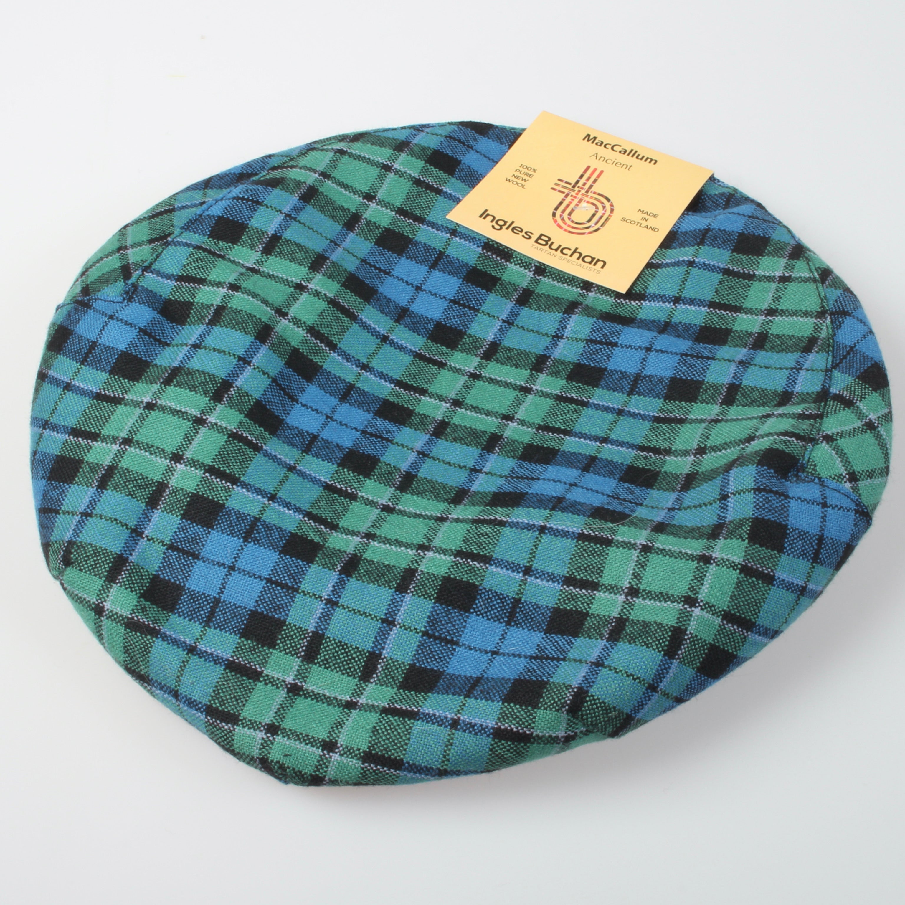 Pure Wool Golf Cap in MacCallum Ancient Tartan