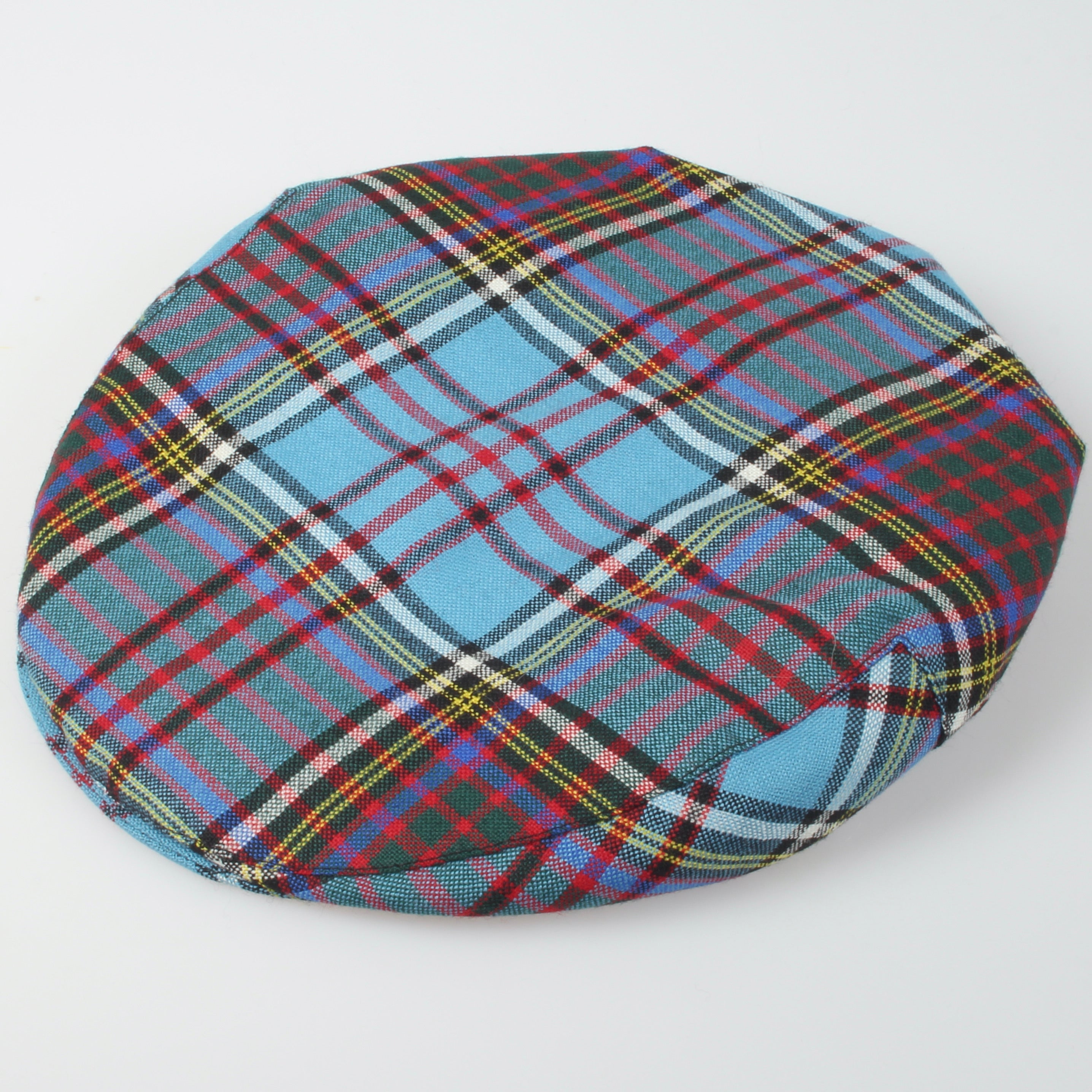 Pure Wool Golf Cap in Anderson Modern Tartan