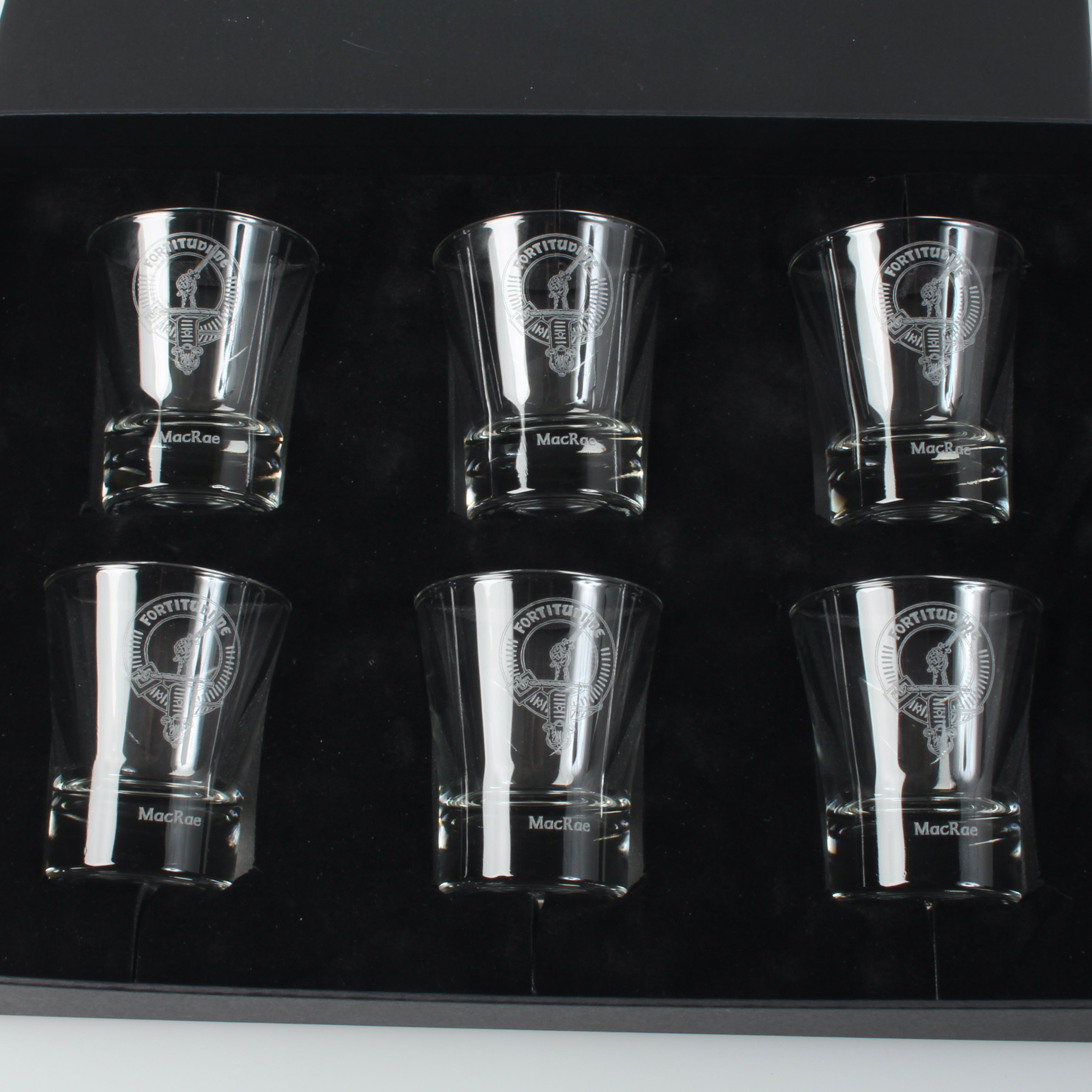 Clan Crest Dram Glass Set of 6