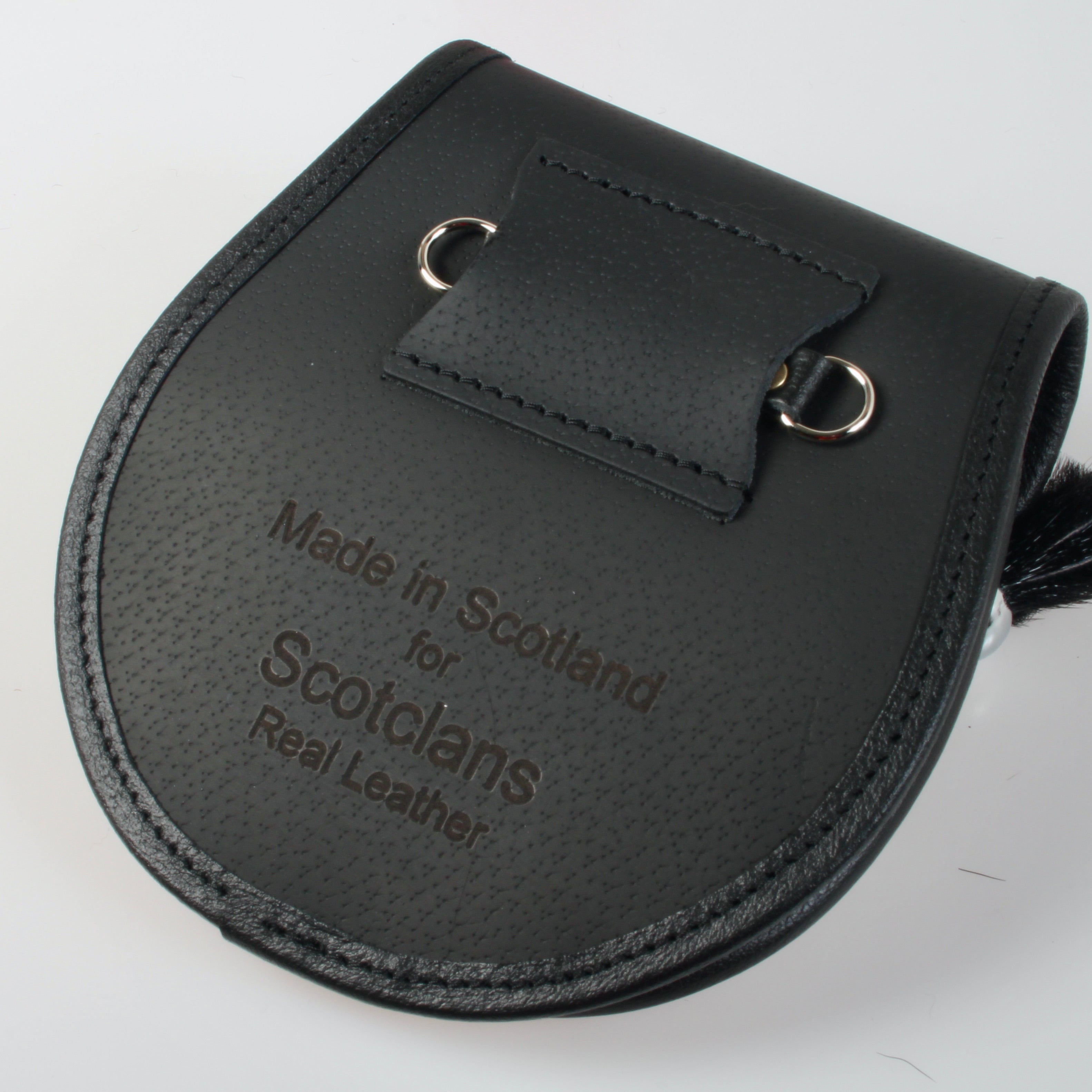 Leather Semi Dress Sporran - Celtic Knot