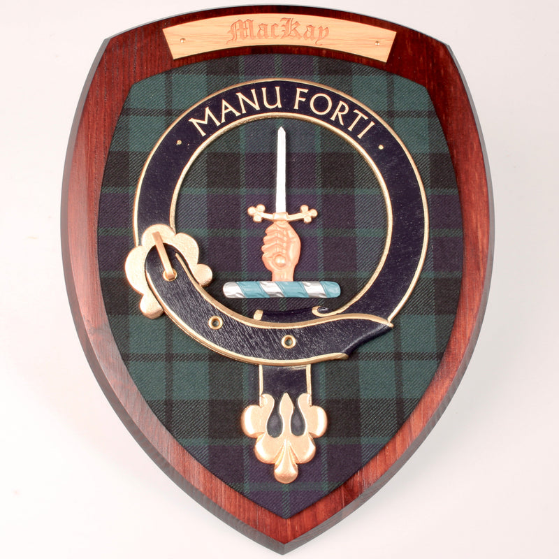 MacKay Clan Crest Wall Plaque.