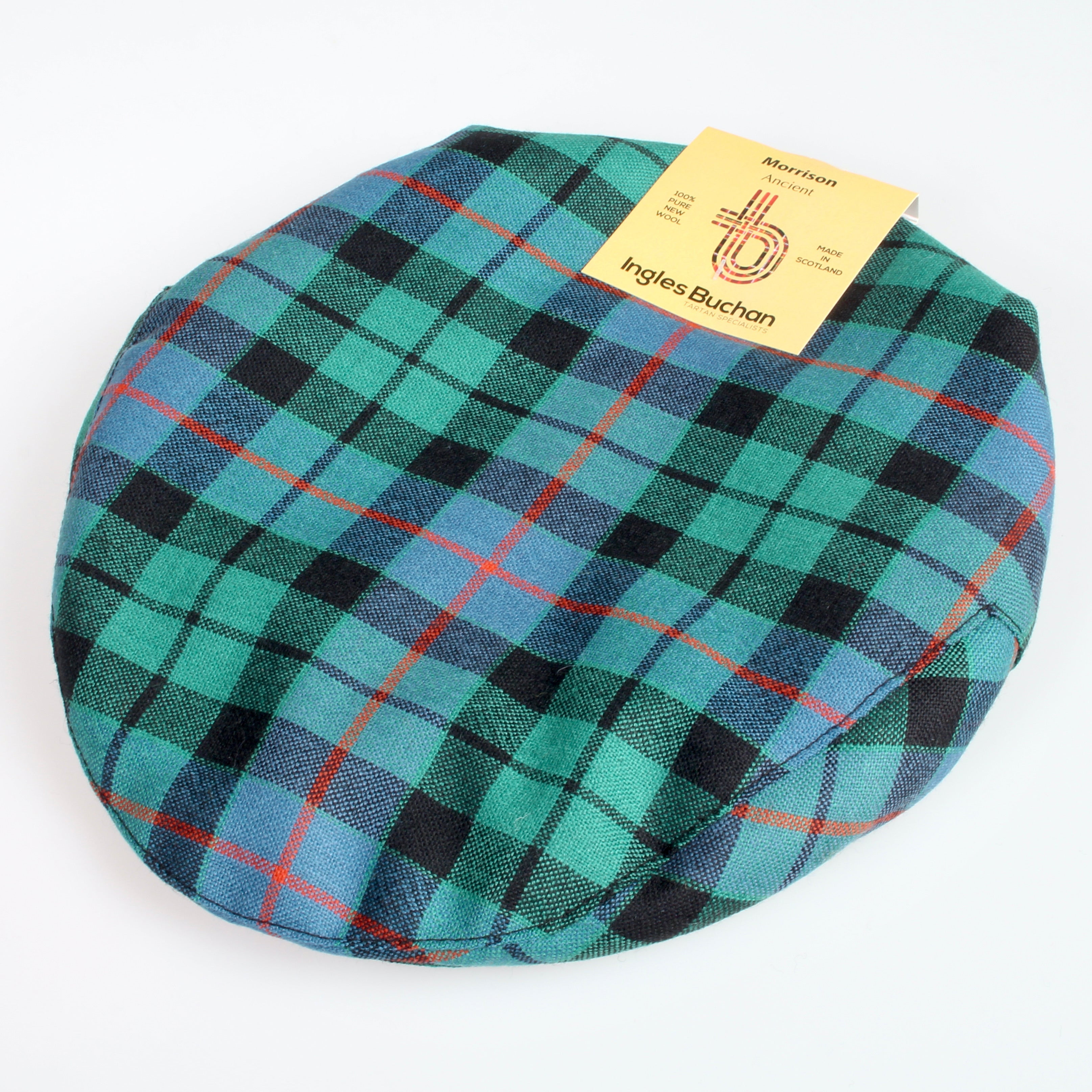 Pure Wool Golf Cap in Morrison Ancient Tartan