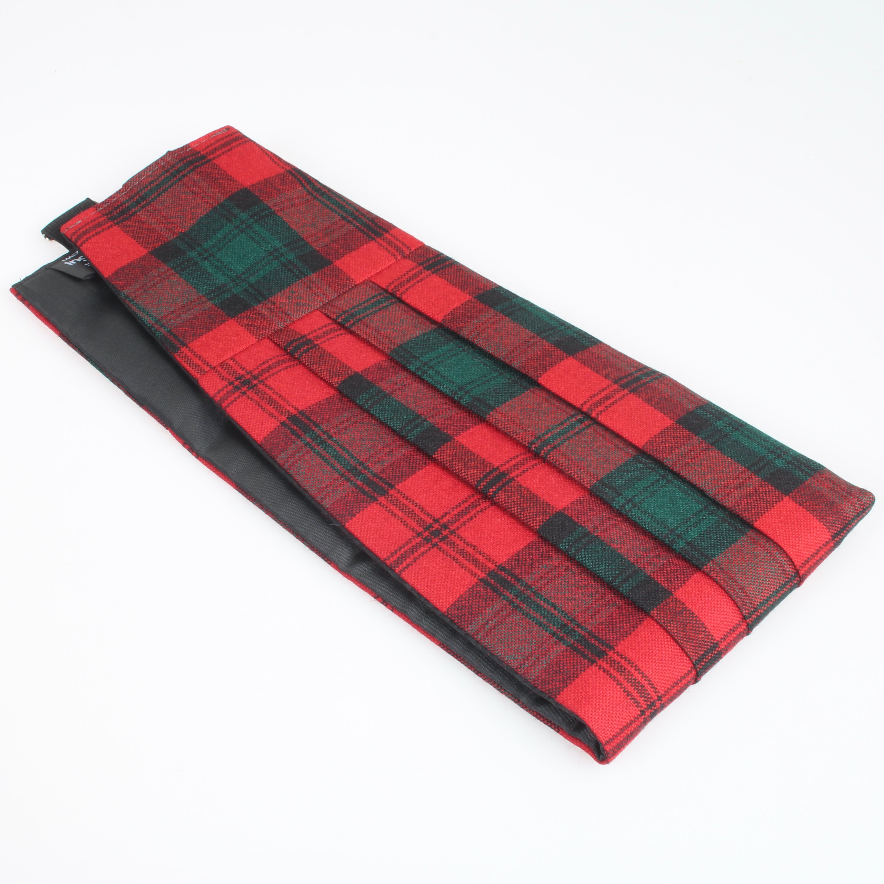 Wool Cummerbund in Kerr Modern Tartan