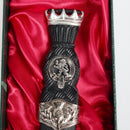 Lion Rampant Crest Stag Horn Sgian Dubh