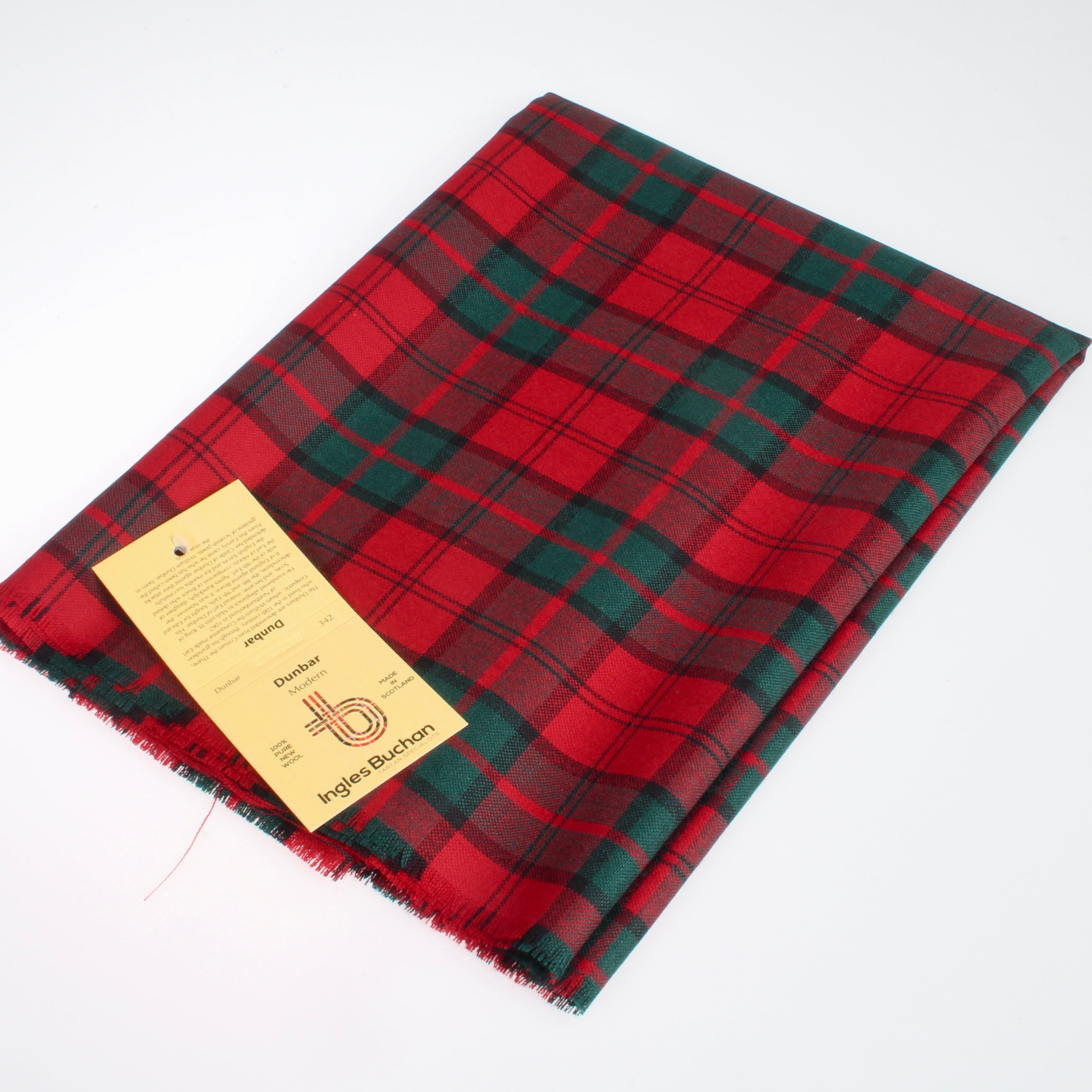 Dunbar Modern Tartan Wool Stole