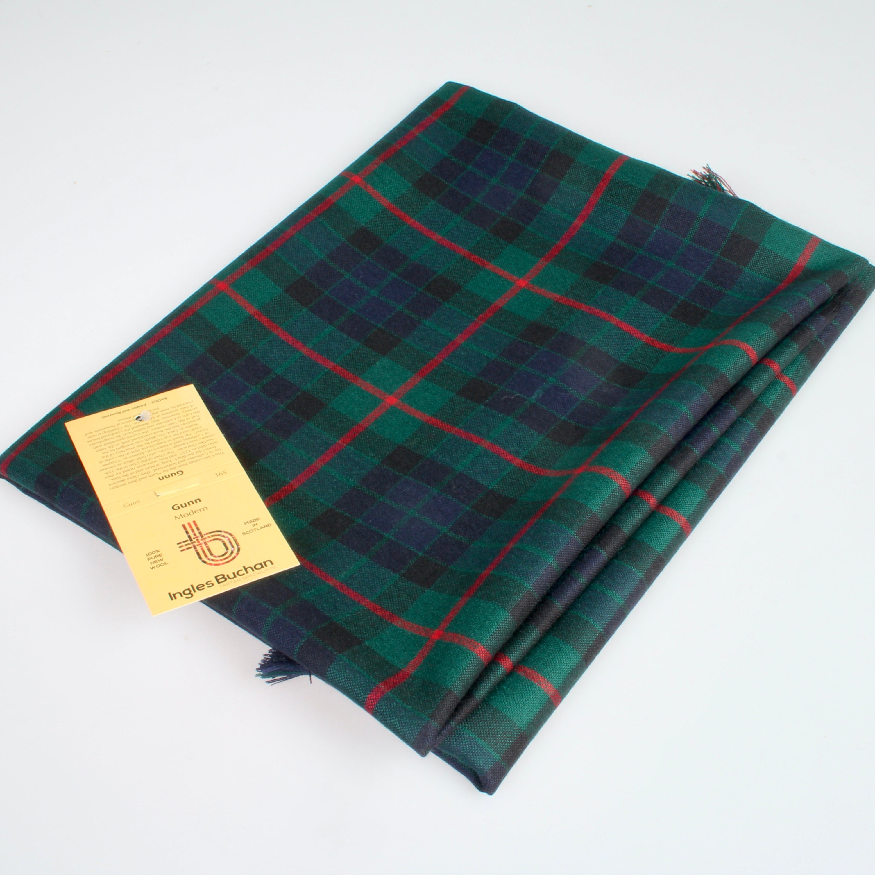 Gunn Modern Tartan Wool Stole