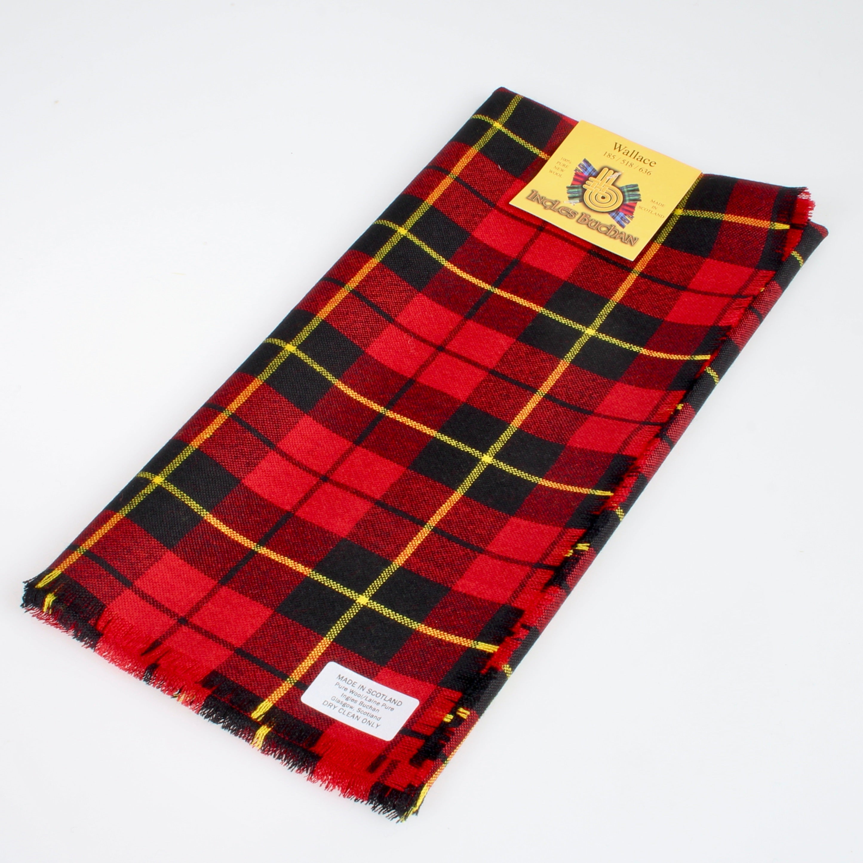 Wallace Modern Tartan Wool Headscarf