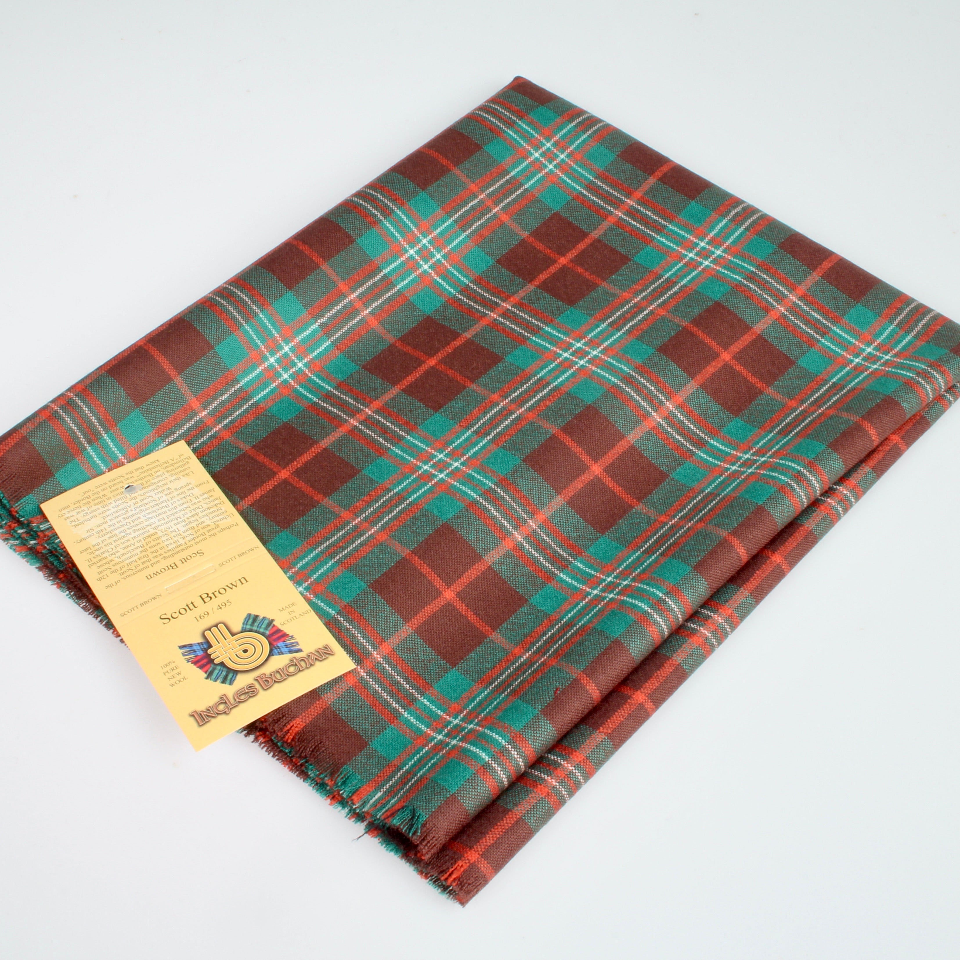 Scott Brown Ancient Tartan Wool Stole