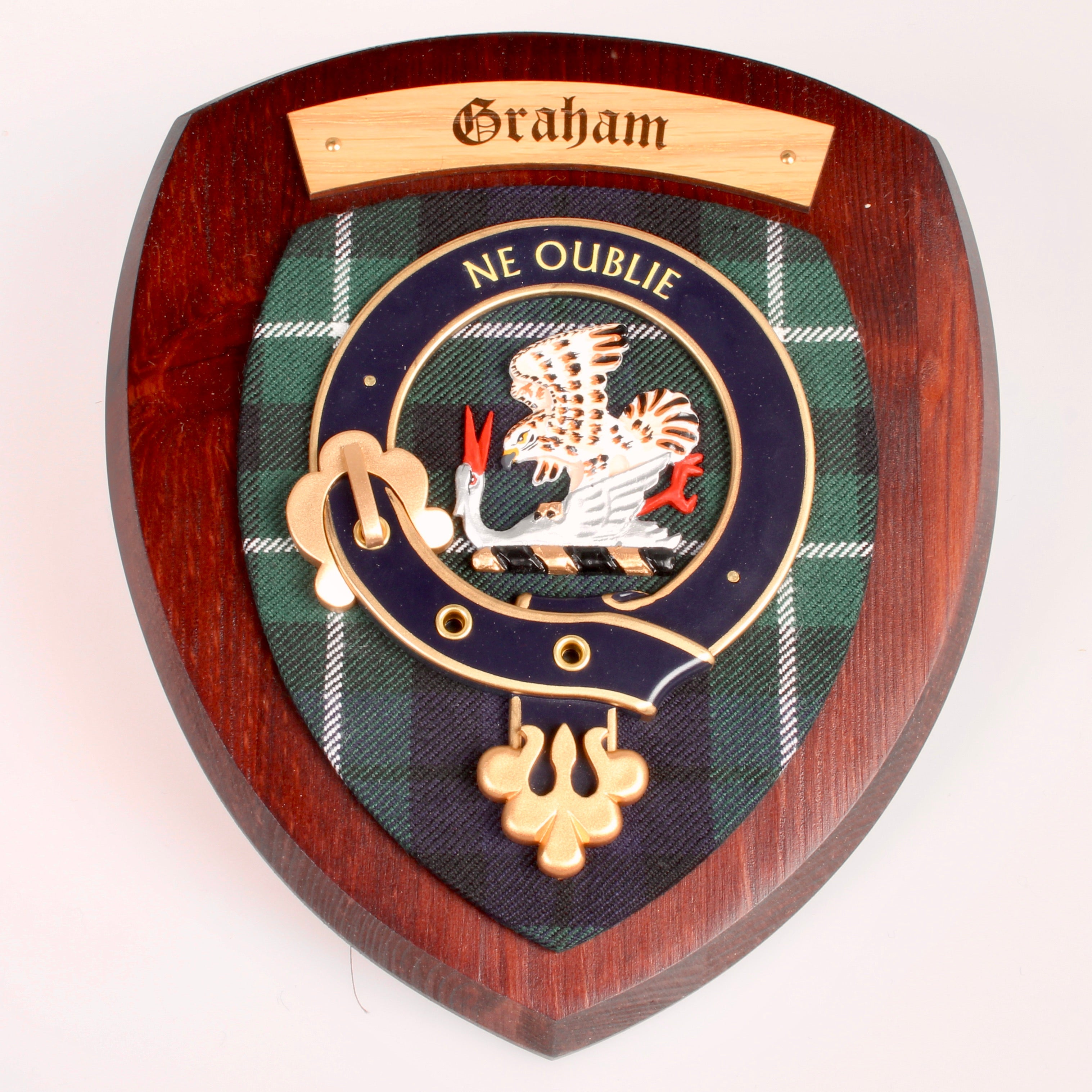 Graham Clan Crest Wall Plaque.