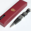 Hepburn Clan Crest Sgian Dubh - Stone Top