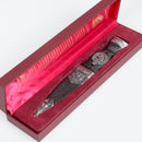 Hepburn Clan Crest Sgian Dubh - Stone Top