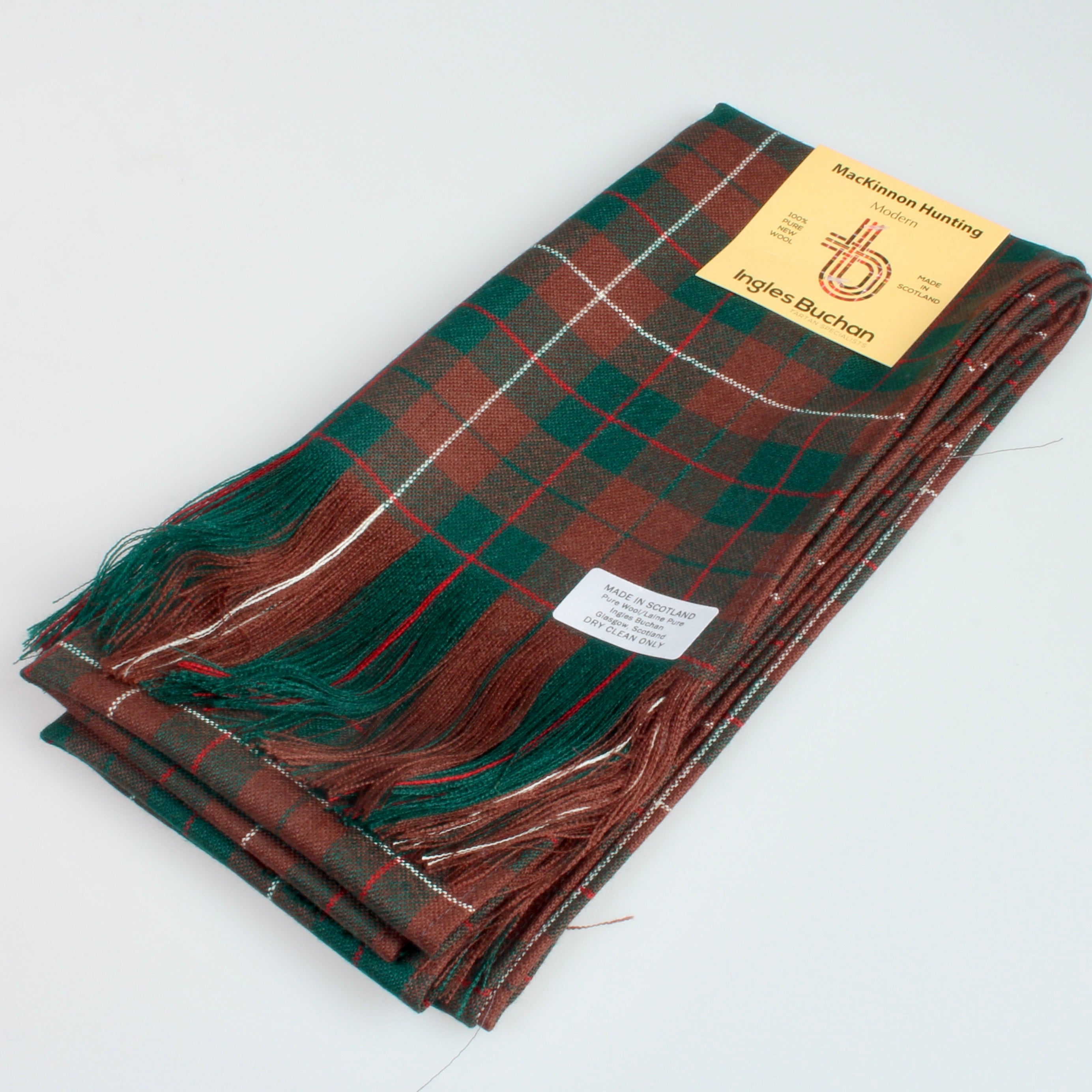 Full Length Sash in MacKinnon Hunting Modern Tartan.