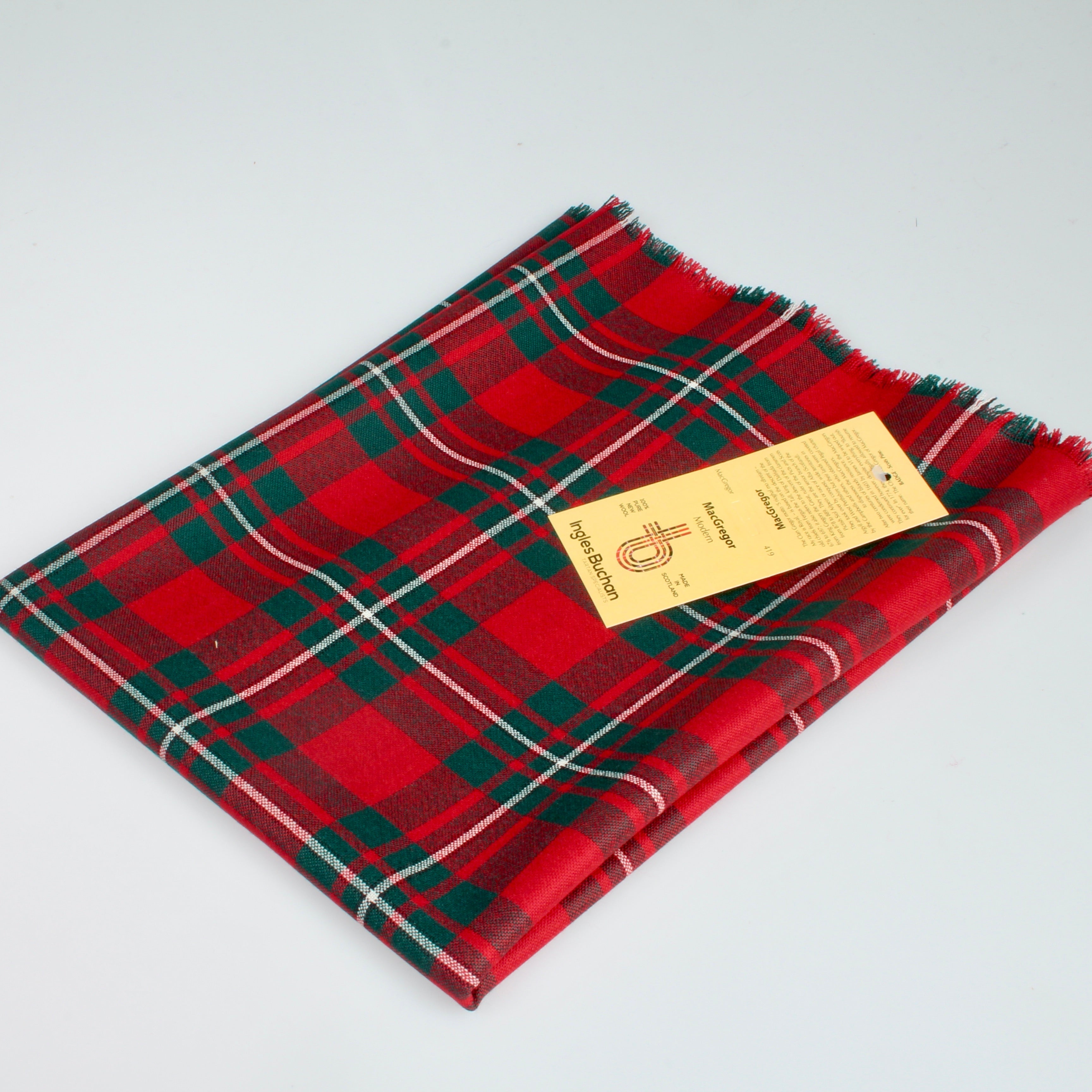 MacGregor Modern Tartan Wool Stole