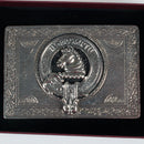 Dunbar Pewter Clan Crest Buckle For Kilt Belts