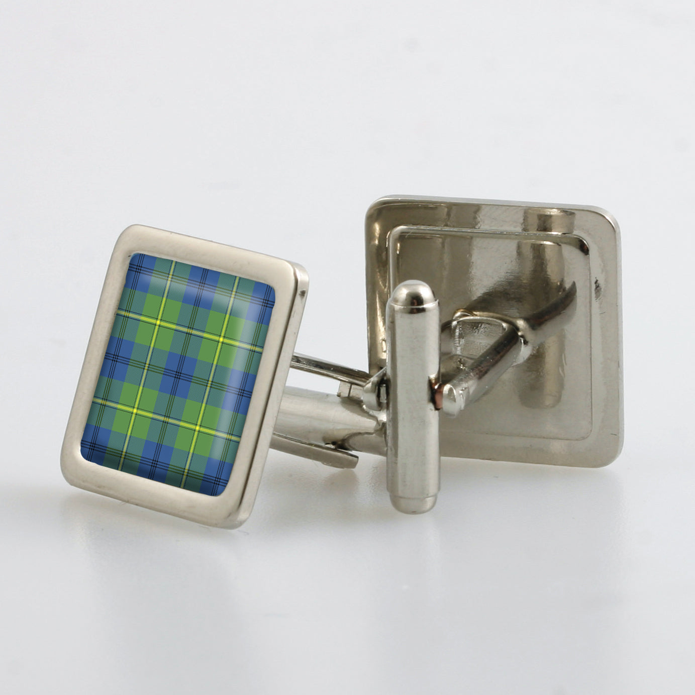 Johnstone Ancient Tartan Cufflinks - Choose Your Shape.