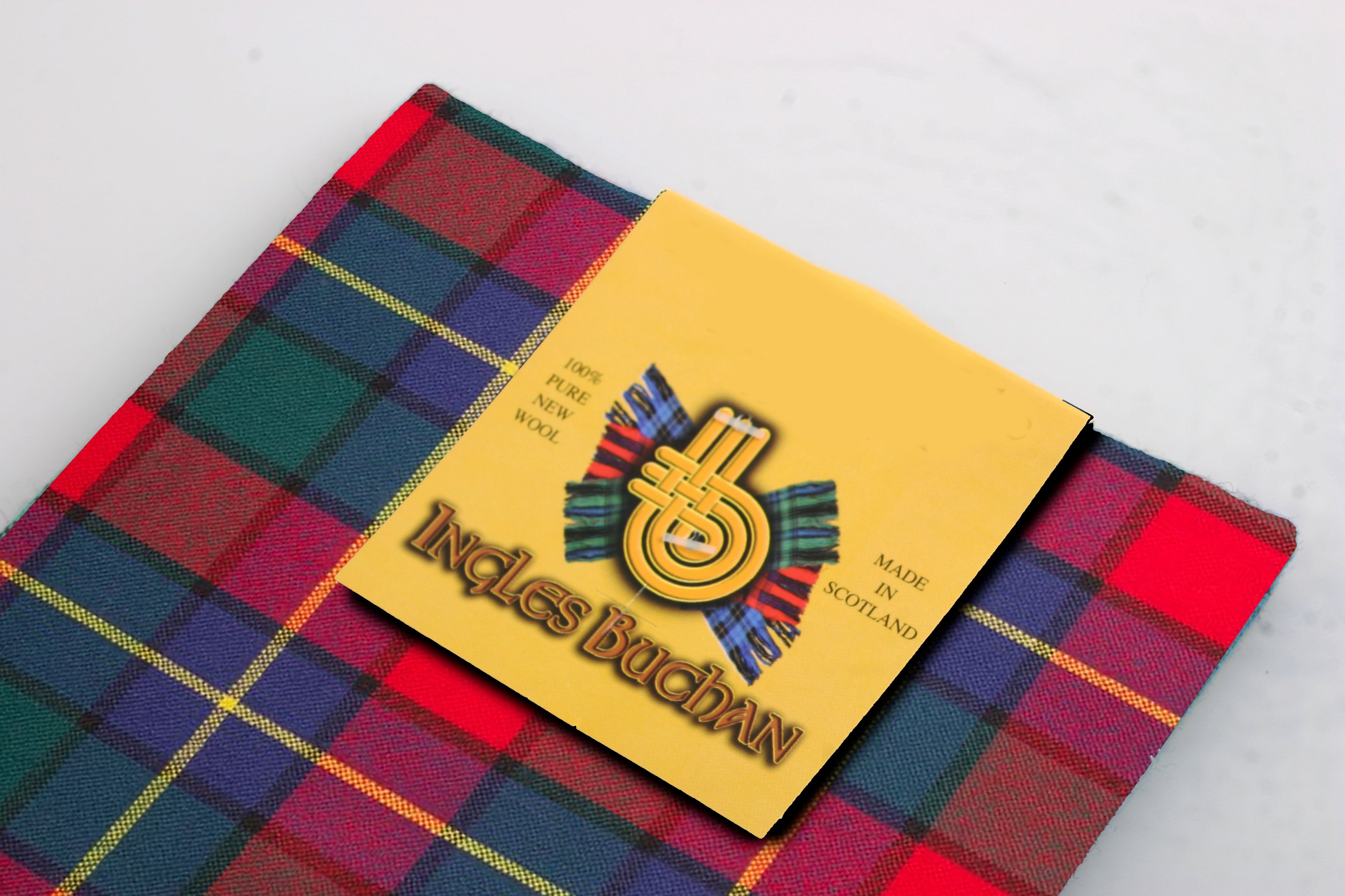 Wool Tartan Pocket Square in Kilgour Modern Tartan